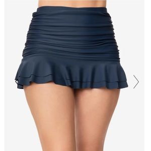 Unique Vintage NWT Skirted High‎ Waist Alice Swim Skirt Bottom ONLY